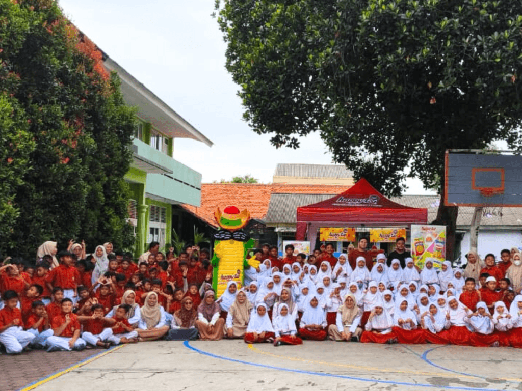 School to school activation oleh brand activation agency Pradipta di Jakarta.