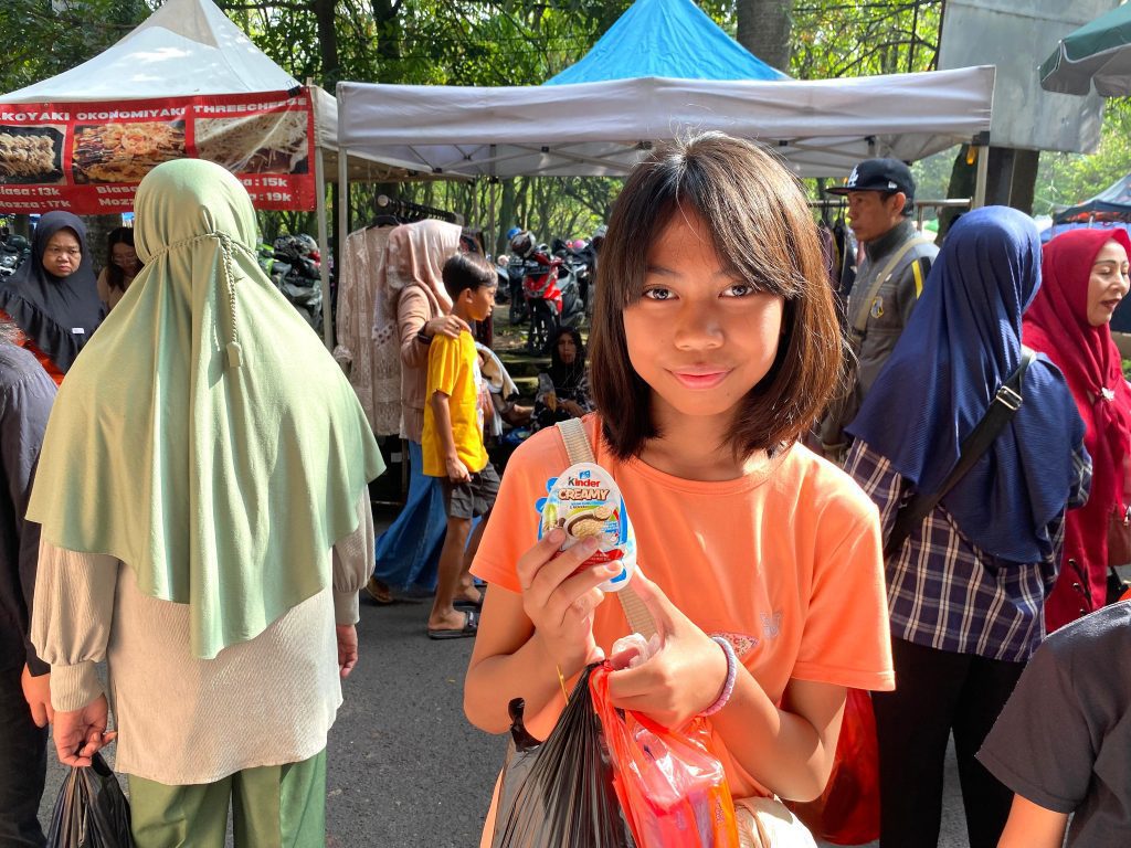 Distribusi sampel Kinder Creamy untuk meningkatkan awareness produk