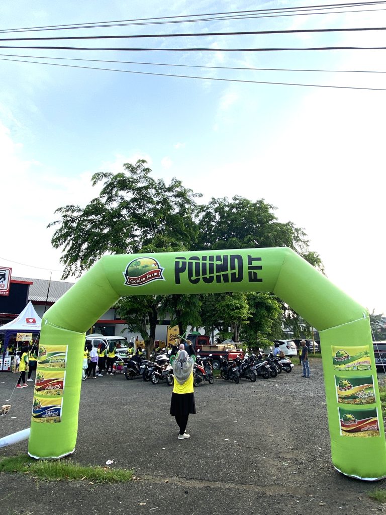 Brand activation agency Pradipta mensupport event komunitas Pound Fit Jabodetabek