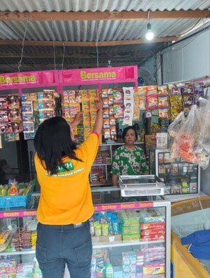 Sales motorist membantu meningkatkan outlet coverage Susu Jahe AMH