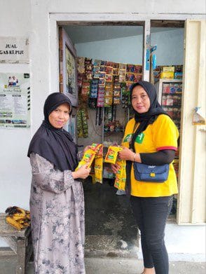 Pradipta merekrut manpower motorist untuk distribusi Susu Jahe AMH