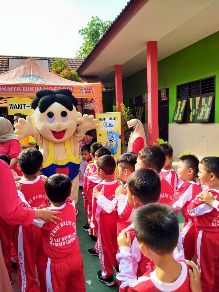 Sampling activation O’Pao kepada murid sekolah dasar