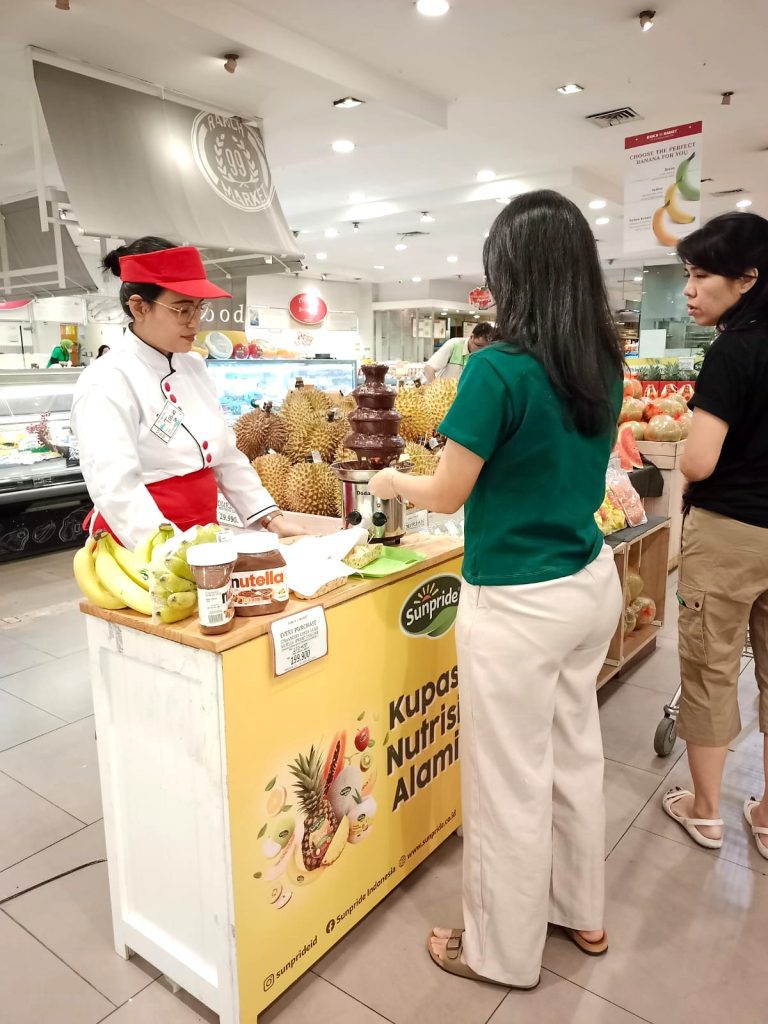 Brand activation agency Pradipta menjalankan aktivasi Nutella x Sunpride di modern trade