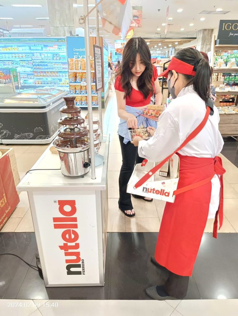 Aktivasi sampling selling Nutella untuk meningkatkan pembelian konsumen di toko modern trade