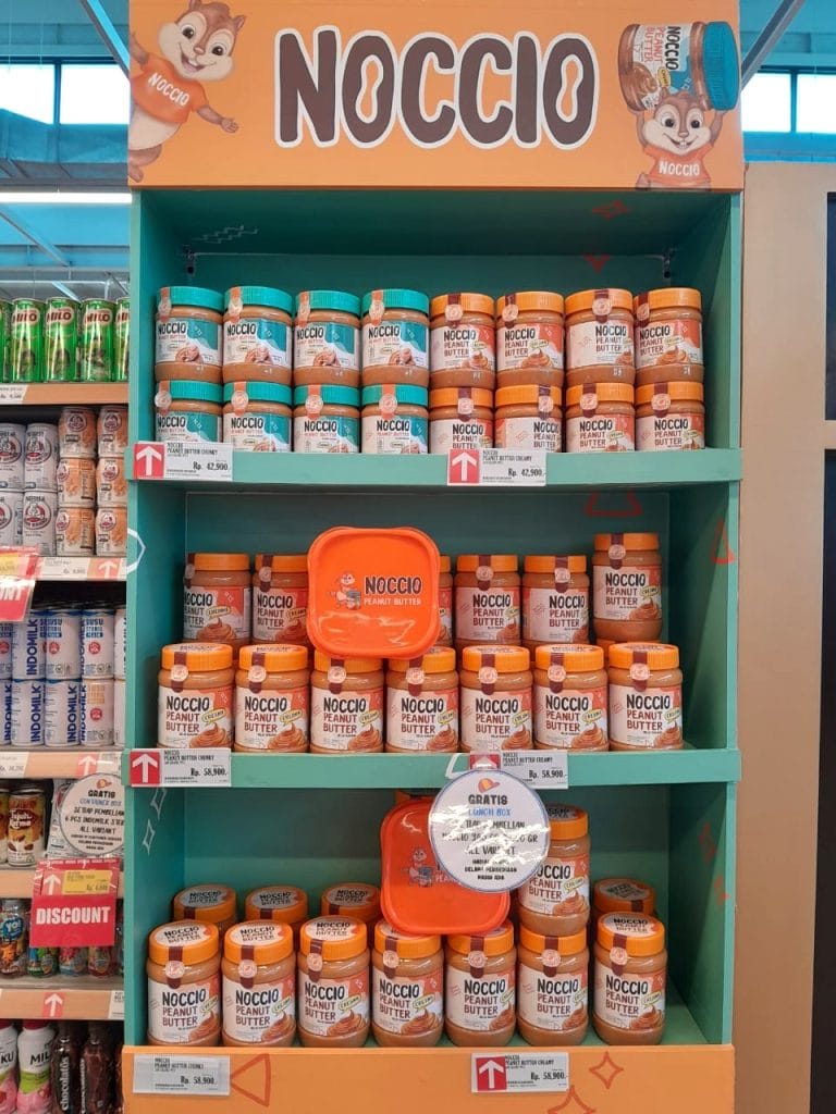 Brand activation Noccio di beberapa kota Indonesia