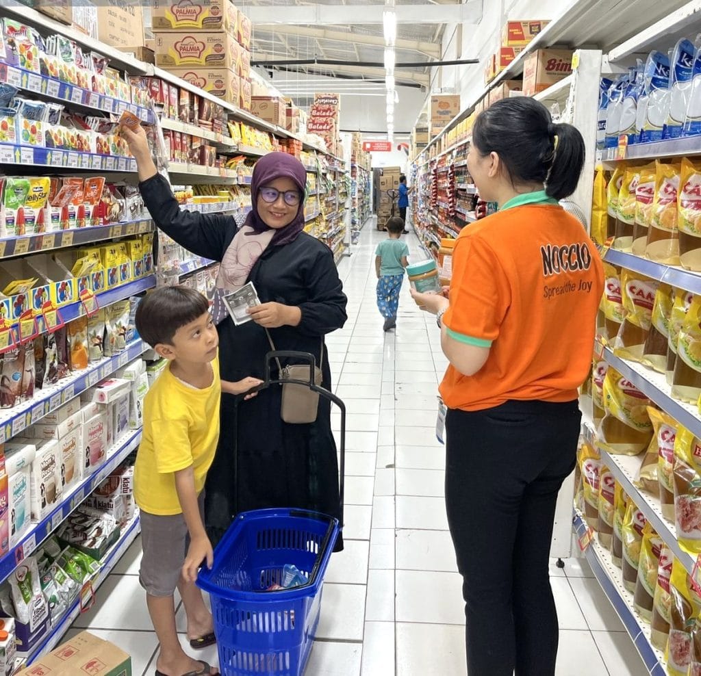 Promosi produk Noccio dengan pendekatan langsung kepada konsumen