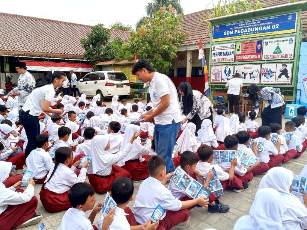 Aktivasi snack sehat KIN Yogurt untuk siswa sekolah