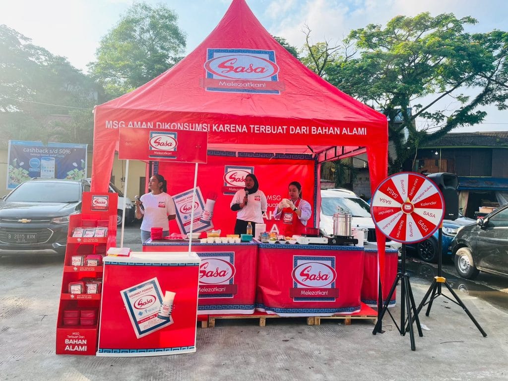 Promo bundling Sasa MSG saat event grebek pasar