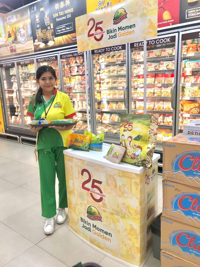 SPG brand activation agency Pradipta menawarkan frozen food di supermarket