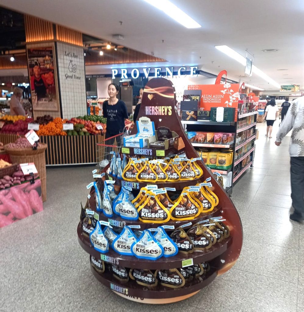 Aktivasi penjualan Hershey di toko modern trade Jakarta dan Medan