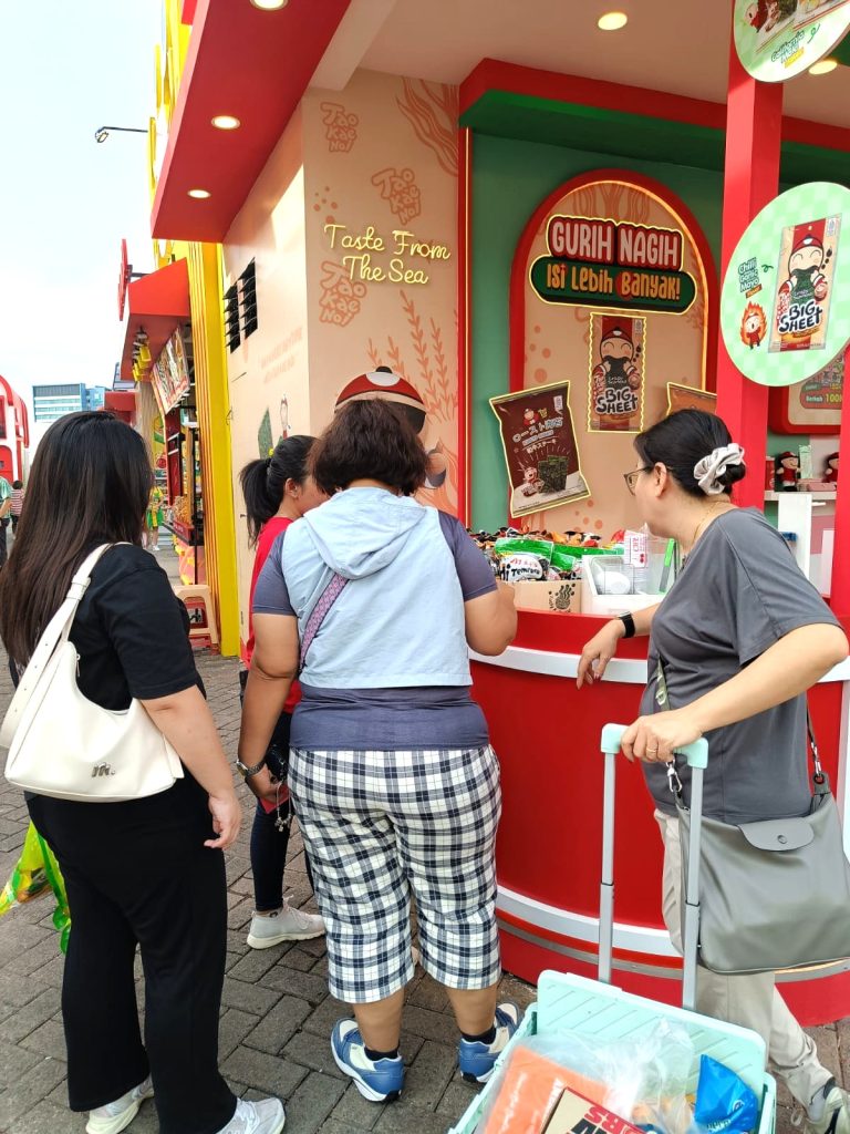 Brand activation event snack dengan strategi push selling aktif