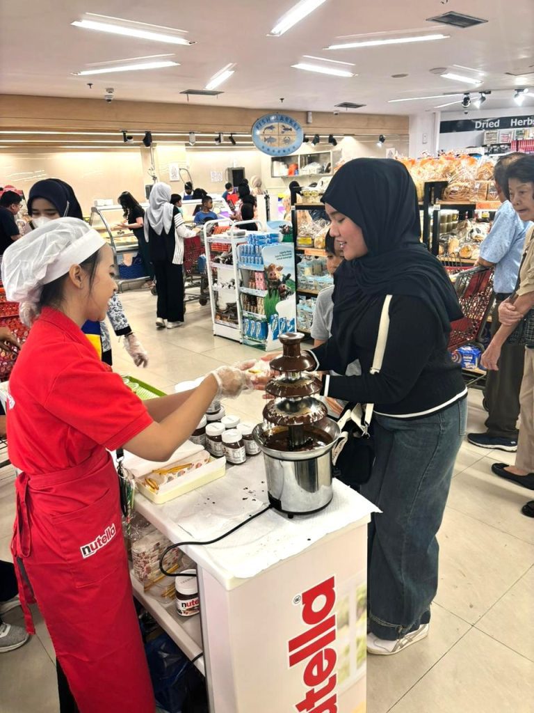 Brand activation agency Pradipta support in-store activation Nutella