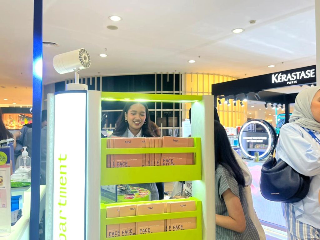 Brand activation agency Pradipta mensupport beauty activation Tavi dengan manpower berpengalaman di event beauty