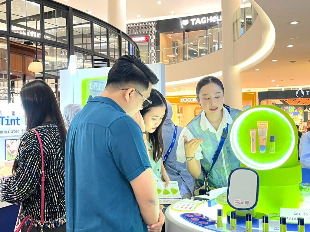 Beauty advisor outsourcing dari brand activation agency Pradipta untuk experiential activation Tavi di BFA 2025
