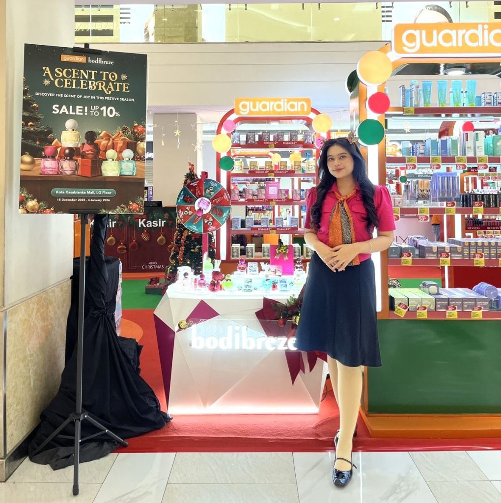 Beauty advisor agency untuk event Skintific di booth exhibition beauty